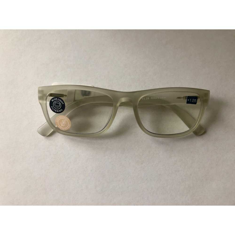 NEW FOG PEEPERS BLUE LIGHT READING GLASSES +1.25